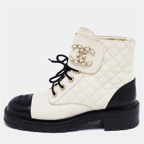 chanel combat boots with chain|chanel combat boots women.